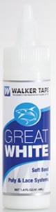 GREAT WHITE Soft Bond Adhesive for Poly & Lace Systems 1.4 oz.